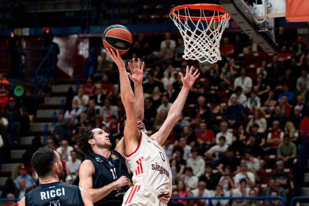Leandro Bolmaro (Olimpia Milano) during EA7 Emporio Armani Milano vs Bayern Monaco, Basketball Euroleague match in Assago (MI), Italy, April 09 2026  Copyright: xSaraxAngelica IPAxSportx xipa-agency.netx xx IPA_73851765 IPA_Agency_IPA73851765