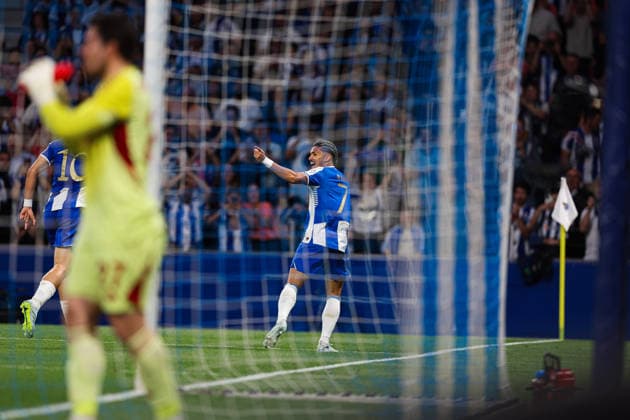 April 9, 2026, Porto, Porto, Portugal: William Gomes of Fc Porto celebrates goal during UEFA Europa League 2025 26 Quarter-Final Leg One match between Fc Porto and Nottingham Forest at Estadio Dragao on April 09, 2026 in Porto, Portugal Uefa Europe League Fc Porto X Nottingham Forest  - ZUMAe141 20260409_zsp_e141_055 Copyright: xLuisxEirasx