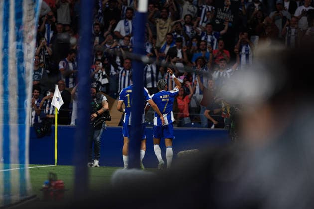 April 9, 2026, Porto, Porto, Portugal: William Gomes of Fc Porto celebrates goal during UEFA Europa League 2025 26 Quarter-Final Leg One match between Fc Porto and Nottingham Forest at Estadio Dragao on April 09, 2026 in Porto, Portugal Uefa Europe League Fc Porto X Nottingham Forest  - ZUMAe141 20260409_zsp_e141_056 Copyright: xLuisxEirasx