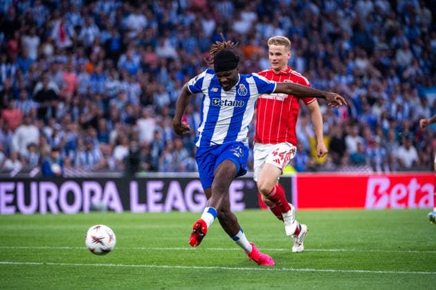 April 9, 2026, Porto, Porto, Portugal: PORTO, PORTUGAL - APRIL 09: TEREM MOFFI from FC Porto is seen on action during the UEFA Europa League 2025 26 Quarter-Final Leg One match between FC Porto and Nottingham Forest FC at Estadio do Dragao on April 09, 2026 in Porto, Portugal. FC Porto X Nottingham Forest - UEFA Europa League 2025 26  - ZUMAl192 20260409_zsp_l192_038 Copyright: xMiguelxLemosx