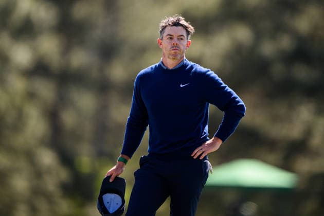 260409 Rory McIlroy of Northern Ireland during the first round of the 2026 Masters Golf Tournament on April 9, 2026 in Augusta Photo Petter Arvidson BILDBYRAN kod PA PA1193 golf masters bbeng the masters augusta  Copyright: PETTERxARVIDSON BB260409PA214