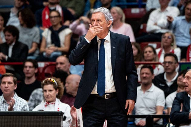 Svetislav Pesic (Bayern Munich Head Coach) during EA7 Emporio Armani Milano vs Bayern Monaco, Basketball Euroleague match in Assago (MI), Italy, April 09 2026  Copyright: xSaraxAngelica IPAxSportx xipa-agency.netx xx IPA_73853407 IPA_Agency_IPA73853407