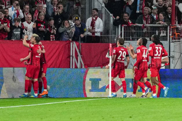 UEFA Europa League SC Freiburg vs RC Celta Vigo, 09 04 2026 Goal celebration for 3 0 by Matthias Ginter SC Freiburg, 28 UEFA Europa League SC Freiburg vs RC Celta Vigo, Europa Park Stadium, 09 04 2026 Copyright: xBEAUTIFULxSPORTS Boscox