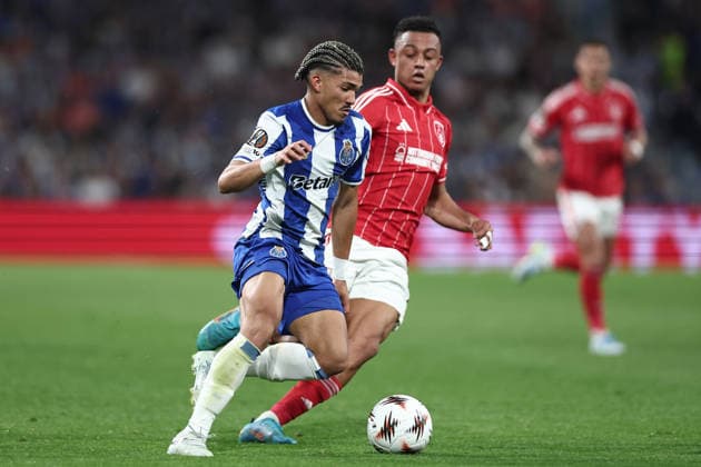 Porto, 09 04 2026 FC Porto hosted Nottingham Forest tonight in the first leg of the 2025 26 UEFA Europa League quarter-finals. William Gomes (Miguel Pereira) NI211015MIGUELPEREIRA6561 Porto Portugal Copyright: xMiguelxPereirax