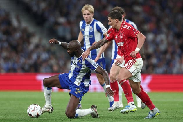 Porto, 09 04 2026 FC Porto hosted Nottingham Forest tonight in the first leg of the 2025 26 UEFA Europa League quarter-finals. SÃ ko Fofana (Miguel Pereira) NI213136MIGUELPEREIRA7695 Porto Portugal Copyright: xMiguelxPereirax
