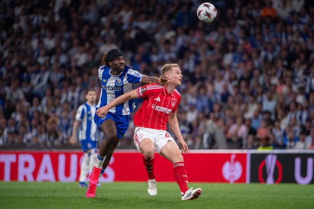 April 9, 2026, Porto, Porto, Portugal: PORTO, PORTUGAL - APRIL 09: TEREM MOFFI from FC Porto is seen on action during the UEFA Europa League 2025 26 Quarter-Final Leg One match between FC Porto and Nottingham Forest FC at Estadio do Dragao on April 09, 2026 in Porto, Portugal. FC Porto X Nottingham Forest - UEFA Europa League 2025 26  - ZUMAl192 20260409_zsp_l192_082 Copyright: xMiguelxLemosx