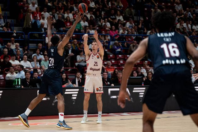BASKET - Euroleague - EA7 Emporio Armani Milano vs Bayern Monaco bm during EA7 Emporio Armani Milano vs Bayern Monaco, Basketball Euroleague match in Assago (MI), Italy, April 09 2026 Assago (MI) Italy  Copyright: xIPAxSport ABACAx