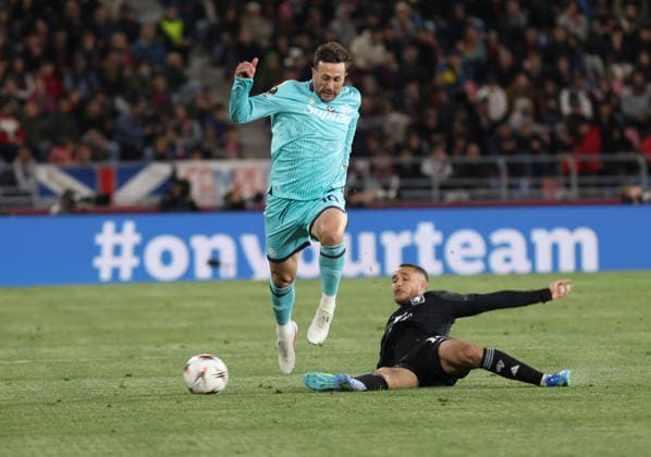 April 9, 2026, Bologna, Bologna, Italia: Federico Bernardeschi of FC Bologna During the 2025 26 Europa League football match between Bologna and Aston Villa on April 9, 2026, at the Renato Dall Ara Stadium in Bologna..Photo: Bologna Italia - ZUMAs236 20260409_aap_s236_041 Copyright: xFabioxSassox