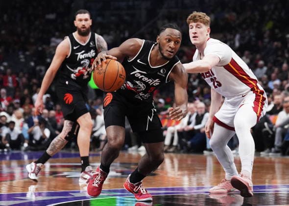 Basketball, NBA, Toronto Raptors - Miami Heat