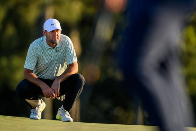 260409 Scottie Scheffler of the United States during the first round of the 2026 Masters Golf Tournament on April 9, 2026 in Augusta Photo Petter Arvidson BILDBYRAN kod PA PA1193 golf masters bbeng the masters augusta  Copyright: PETTERxARVIDSON BB260409PA284