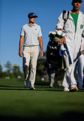 260409 Ludvig Aberg of Sweden during the first round of the 2026 Masters Golf Tournament on April 9, 2026 in Augusta Photo Petter Arvidson BILDBYRAN kod PA PA1193 golf masters bbeng the masters augusta sverige  Copyright: PETTERxARVIDSON BB260409PA300