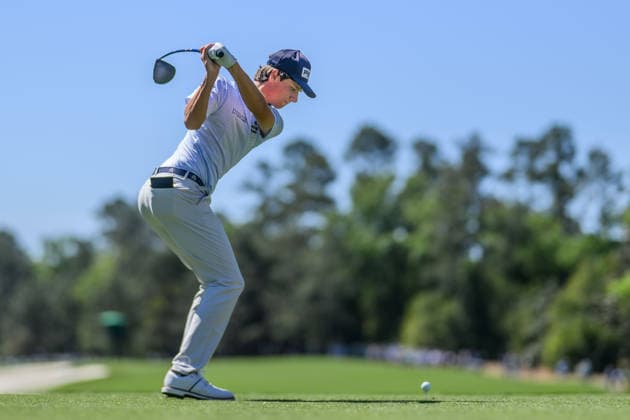 260409 Mason Howell of the United States during the first round of the 2026 Masters Golf Tournament on April 9, 2026 in Augusta Photo Petter Arvidson BILDBYRAN kod PA PA1193 golf masters bbeng the masters augusta  Copyright: PETTERxARVIDSON BB260409PA355