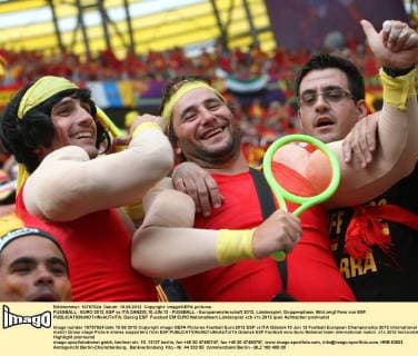 Football, EURO 2012, Spanish Fans - Highlights