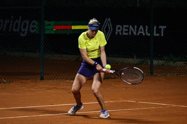 Billie Jean King Cup - Day 3- Portugal Vs Sweden Caijsa Wilda Hennemann and Lisa Zaar of Sweden compete in the Billie Jean King Cup play-offs women s doubles match against Portugal at Clube de Tenis do Jamor in Lisbon, Portugal, on April 9, 2026. Lisbon Lisboa Portugal  Copyright: xMiguelxReisx originalFilename:reis-notitle260409_npexj.jpg