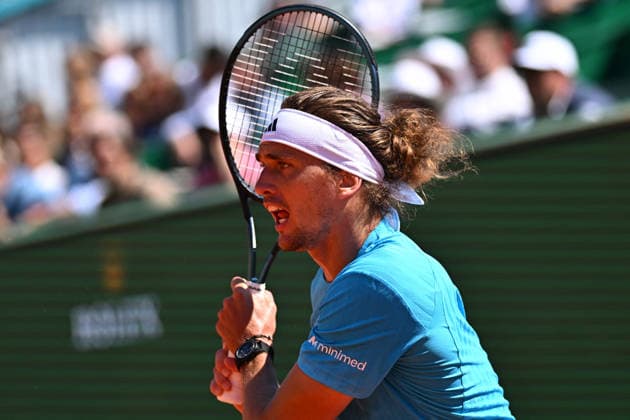 2026 Rolex Monte-Carlo Masters - Alexander Zverev Alexander Zverev (GER) during his fourth round at the 2026 Rolex Monte-Carlo Masters in Monte-Carlo, MONACO, on April 9th, 2026. Photo by Corinne Dubreuil ABACAPRESS.COM Monte Carlo Monaco  Copyright: xDubreuilxCorinne ABACAx