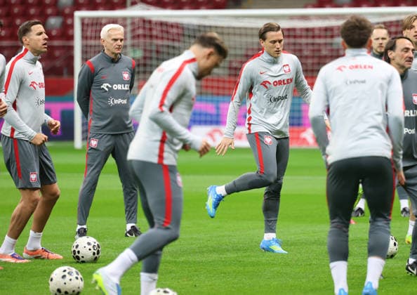 April 10, 2026, Warsaw, Mazowieckie, Poland: Former player and soccer coach JACEK MAGIERA (second on left) - the second coach of polish national team, Nationalteam 10 April 2026 died at age 49. Soccer - Coach Jacek Magiera  - ZUMAc278 20260410_zsp_c278_003 Copyright: xMarcinxCholewinskix