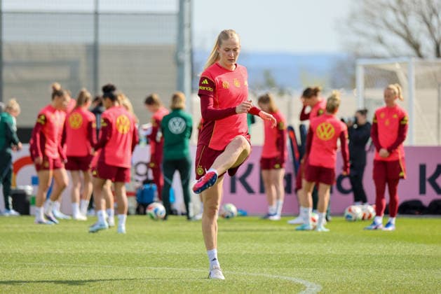 Football, Women, World Cup Qualifiers, National Team Germany, Training