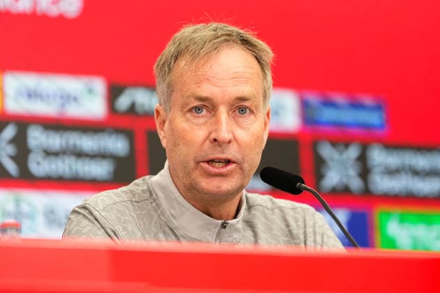 10.04.2026, xydrx, Fußball, Pressekonferenz Bayer 04 Leverkusen mit Cheftrainer Kasper Hjulmand vor dem Bundesliga Auswärtsspiel gegen Borussia Dortmund, Saison 2025 2026 DFB regulations prohibit any use of photographs as image sequences and or quasi-video. *** 10 04 2026, xydrx, Football, Press conference Bayer 04 Leverkusen with head coach Kasper Hjulmand before the Bundesliga away match against Borussia Dortmund, season 2025 2026 DFB regulations prohibit any use of photographs as image sequences and or quasi video Copyright: HMBxMedia YannisxDreimann