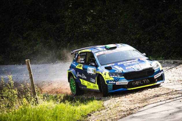 AUTO - WRC, Motorsport Rallye, WM - CROATIA RALLY 2026 23 Roberto DAPRÃÄ, Luca GUGLIELMETTI, Skoda Fabia Evo Rally2, action during the Croatia Rally 2026, 4th round of the 2026 WRC World Rally Car Championship, from April 9 to 12, 2026 at Rijeka, Croatia - RijekaCroatia  Copyright: xNikosxKatikisx