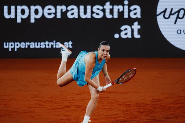 TENNIS - WTA, Tennis Damen Upper Austria Ladies Linz LINZ,AUSTRIA,10.APR.26 - TENNIS - WTA Tour, Upper Austria Ladies Linz. Image shows Elena-Gabriela Ruse (ROU).  GEPAxpictures xAlexanderxSolc