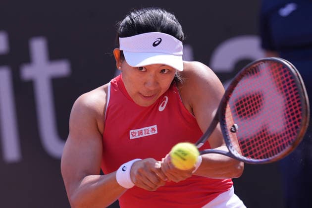 Moyuka Uchijima (JPN) during the Billy Jean King Cup tennis match between Elisabetta Cocciaretto (ITA) vs Moyuka Uchijima (JPN) at the Velletri™s stadium, Italy - Friday April 10, 2026 - Tennis ( Photo by Alfredo Falcone LaPresse )  Copyright: xAlfredoxFalcone LaPressex