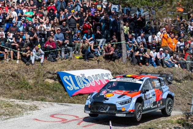 Thierry Neuville (BEL) and Martijn Wydaeghe (BEL) on a Hyundai i20 N Rally1 driving for Hyundai Shell Mobis World Rally Team during 4th round of FIA WRC, Motorsport Rallye, WM Croatia Rally in Rijeka , Croatia, on April 10, 2026  Copyright: xFedericoxManoni IPAxSportx xipa-agency.netx xx IPA_73862119 IPA_Agency_IPA73862119