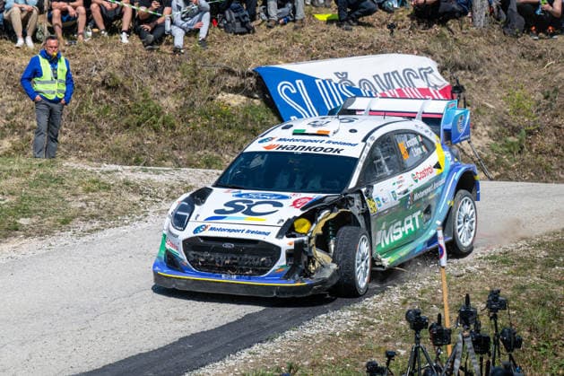 Jon Armstrong (IRL) and Shane Byrne (IRL) on a Ford Puma Rally1 driving for M Ford World Rally Team during 4th round of FIA WRC, Motorsport Rallye, WM Croatia Rally in Rijeka , Croatia, on April 10, 2026  Copyright: xFedericoxManoni IPAxSportx xipa-agency.netx xx IPA_73862123 IPA_Agency_IPA73862123