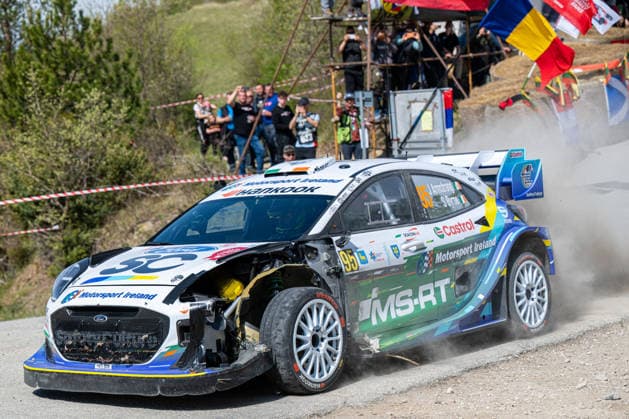 Jon Armstrong (IRL) and Shane Byrne (IRL) on a Ford Puma Rally1 driving for M Ford World Rally Team during 4th round of FIA WRC, Motorsport Rallye, WM Croatia Rally in Rijeka , Croatia, on April 10, 2026  Copyright: xFedericoxManoni IPAxSportx xipa-agency.netx xx IPA_73862125 IPA_Agency_IPA73862125