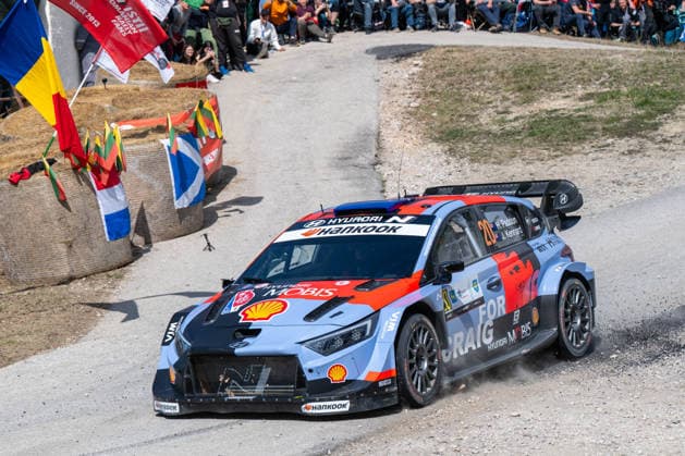 Hayden Paddon (NZL) and John Kennard (NZL) on a Hyundai i20 N Rally1 driving for Hyundai Shell Mobis World Rally Team during 4th round of FIA WRC, Motorsport Rallye, WM Croatia Rally in Rijeka , Croatia, on April 10, 2026  Copyright: xFedericoxManoni IPAxSportx xipa-agency.netx xx IPA_73862131 IPA_Agency_IPA73862131