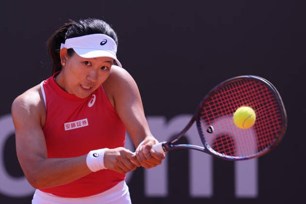 Moyuka Uchijima (JPN) during the Billy Jean King Cup tennis match between Elisabetta Cocciaretto (ITA) vs Moyuka Uchijima (JPN) at the Velletri™s stadium, Italy - Friday April 10, 2026 - Tennis ( Photo by Alfredo Falcone LaPresse )  Copyright: xAlfredoxFalcone LaPressex