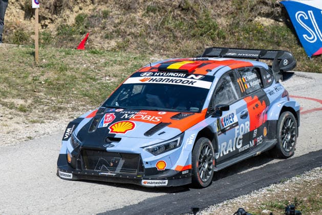Thierry Neuville (BEL) and Martijn Wydaeghe (BEL) on a Hyundai i20 N Rally1 driving for Hyundai Shell Mobis World Rally Team during 4th round of FIA WRC, Motorsport Rallye, WM Croatia Rally in Rijeka , Croatia, on April 10, 2026  Copyright: xFedericoxManoni IPAxSportx xipa-agency.netx xx IPA_73862120 IPA_Agency_IPA73862120