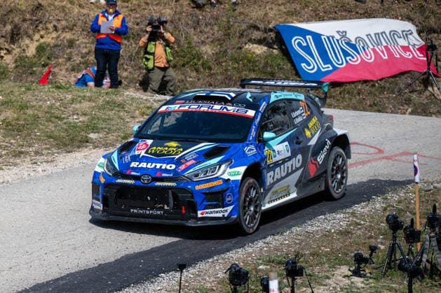 MOTORI - Rally - WRC, Motorsport Rallye, WM Croatia Rally Roope Korhonen (FIN) and Anssi Viinikka (FIN) on a Toyota GR Yaris Rally2 driving for Rautio Motorsport during 4th round of FIA WRC: Croatia Rally in Rijeka , Croatia, on April 10, 2026 Croatia Croatia  Copyright: xIPAxSport ABACAx