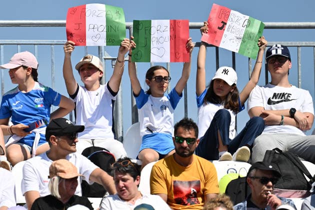 Dc Velletri 10 04 2026 - Billie Jean King Cup Italia-Giappone foto Domenico Cippitelli Image nella foto: tifosi Italia 