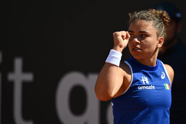 Jasmine Paolini of Italy against Himeno Saktsume of Japan during the Billie Jean King Cup by Gainbridge Qualifiers 2026, match between Italy and Japan at ASD Colle degli Dei on April 10, 2026 in Velletri, Italy.  Copyright: xDomenicoxCippitelli IPAxSportx xipa-agency.netx xx IPA_73863878 IPA_Agency_IPA73863878
