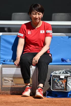 Himeno Saktsume of Japan against Jasmine Paolini of Italy during the Billie Jean King Cup by Gainbridge Qualifiers 2026, match between Italy and Japan at ASD Colle degli Dei on April 10, 2026 in Velletri, Italy.  Copyright: xDomenicoxCippitelli IPAxSportx xipa-agency.netx xx IPA_73863884 IPA_Agency_IPA73863884