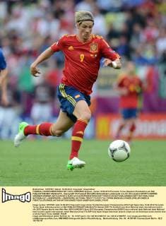 Football, EURO 2012, Fernando Torres is the best goal scorer of the European Championship