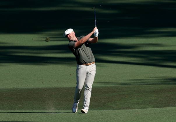 Golf 2026 Masters Tournament - Round 2 Harry Hall of England plays a shot from the fairway on Hole 2 in Round 2 of the 2026 Masters tournament in August, Georgia, USA, 10 April 2026. Augusta United States  Copyright: xCHRISxTORRESx