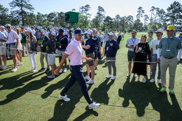 260410 Ludvig Aberg of Sweden during the second round of the 2026 Masters Golf Tournament on April 10, 2026 in Augusta. Photo: Petter Arvidson BILDBYRAN kod PA PA1194 golf masters bbeng the masters augusta *** 260410 Ludvig Aberg of Sweden during the second round of the 2026 Masters Golf Tournament on April 10, 2026 in Augusta Photo Petter Arvidson BILDBYRAN kod PA PA1194 golf masters bbeng the masters augusta  Copyright: PETTERxARVIDSON BB260410PA054