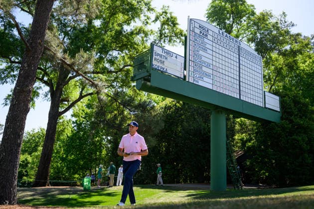 260410 Ludvig Aberg of Sweden during the second round of the 2026 Masters Golf Tournament on April 10, 2026 in Augusta. Photo: Petter Arvidson BILDBYRAN kod PA PA1194 golf masters bbeng the masters augusta *** 260410 Ludvig Aberg of Sweden during the second round of the 2026 Masters Golf Tournament on April 10, 2026 in Augusta Photo Petter Arvidson BILDBYRAN kod PA PA1194 golf masters bbeng the masters augusta  Copyright: PETTERxARVIDSON BB260410PA082