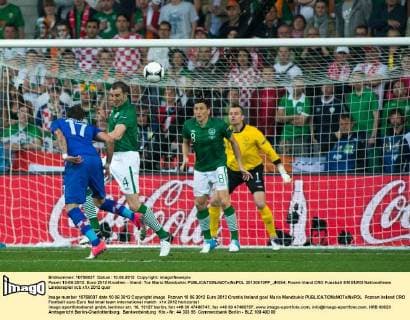 Football, EURO 2012, Fastest goal of the European Championship so far by Mario Mandzukic