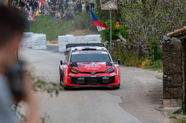 Sami Pajari (FIN) and Marko Salminen (FIN) on a Toyota GR Yaris Rally1 driving for Toyota Gazoo Racing WRT2 during 4th round of FIA WRC, Motorsport Rallye, WM Croatia Rally in Rijeka , Croatia, on April 10, 2026  Copyright: xFedericoxManoni IPAxSportx xipa-agency.netx xx IPA_73867038 IPA_Agency_IPA73867038
