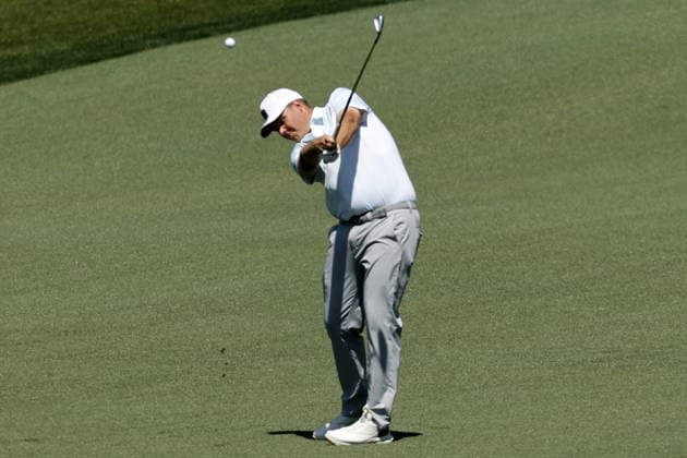 Golf 2026 Masters Tournament - Round 2 Sami Valimaki of Finland of Finland hits from the fairway on hole 2 during Round 2 of the 2026 Masters tournament in August, Georgia, USA, 10 April 2026. Augusta United States  Copyright: xERIKxS.xLESSERx