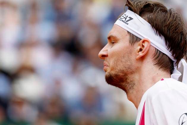 Rolex Monte-Carlo Masters PHOTOPQR NICE MATIN Dylan Meiffret ; Roquebrune Cap-Martin ; 10 04 2026 ; 119e edition du Rolex Monte-Carlo Masters de Tennis. Matchs du 7e jour. ICI : Alexander Bublik Roquebrune Cap-Martin France  Copyright: xPHOTOPQR NICExMATIN MAXPPPxDylanxMeiffretx 20260410NIM5075 20260410NIM5075
