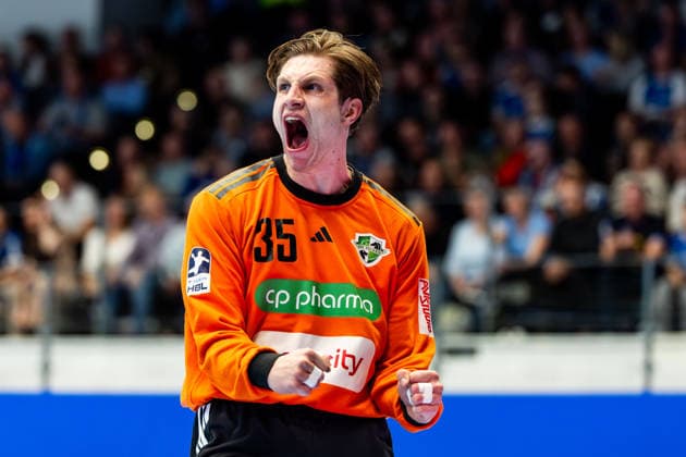 10.04.2026, GER, Handball, Maenner, Saison 25 26, Daikin 1.Bl, 28.Spieltag, ThSV Eisenach - TSV Hannover-Burgdorf Joel Birlehm (TSV Hannover-Burgdorf) 99817 Eisenach Werner-Assmann-Halle Am Sportp Thueringen Deutschland *** 10 04 2026, GER, Handball, Men, Season 25 26, Daikin 1 Bl, 28 Matchday, ThSV Eisenach TSV Hannover Burgdorf Joel Birlehm TSV Hannover Burgdorf 99817 Eisenach Werner Assmann Halle Am Sportp Thueringen Germany