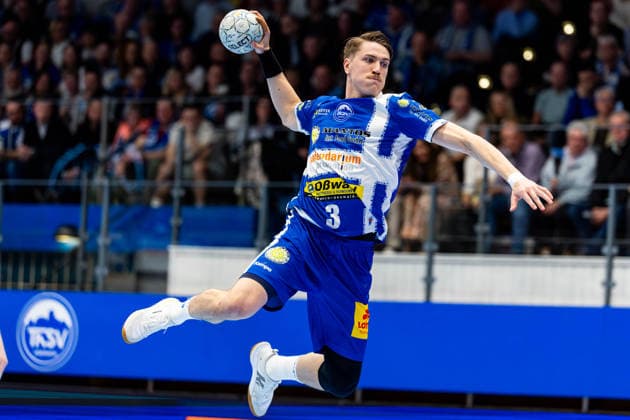 10 04 2026, GER, Handball, Men, Season 25 26, Daikin 1 Bl, 28 Matchday, ThSV Eisenach TSV Hannover Burgdorf Oskar Joelsson ThSV Eisenach,3 99817 Eisenach Werner Assmann Halle Am Sportp Thueringen Germany