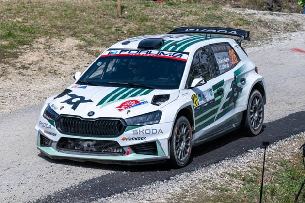 MOTORI - Rally - WRC, Motorsport Rallye, WM Croatia Rally Andreas Mikkelsen (NOR) and Jorn Listerud (NOR) on a Skoda Fabia RS Rally2 driving for Toksport WRT during 4th round of FIA WRC: Croatia Rally in Rijeka , Croatia, on April 10, 2026 Croatia Croatia  Copyright: xIPAxSport ABACAx