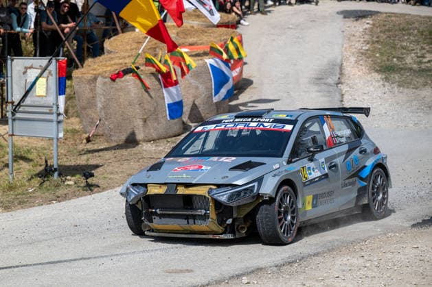 MOTORI - Rally - WRC, Motorsport Rallye, WM Croatia Rally Arthur Pelamourgues (FRA) and Bastien Pouget (FRA) on a Hyundai i20 N Rally2 driving for Arthur Pelamourgues during 4th round of FIA WRC: Croatia Rally in Rijeka , Croatia, on April 10, 2026 Croatia Croatia  Copyright: xIPAxSport ABACAx