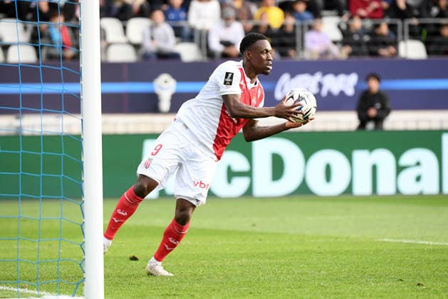 Paris FC v AS Monaco - Ligue 1 McDonald s 2025 2026 09 Folarin BALOGUN (asm) during the Ligue 1 McDonald s match between Paris and Monaco at Stade Jean Bouin on April 10, 2026 in Paris, France. Paris France  Copyright: xFEPx 776482480
