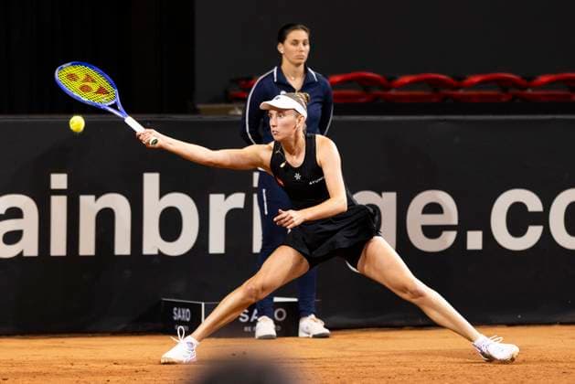 Billy Jean King cup Belgium v USA OOSTENDE, BELGIUM - APRIL 10 : Elise Mertens of Belgium versus Mccartney Kessler (USA) pictured during a single match between Belgium and USA during the Billy Jean King cup 2026 Qualifiers at the Coretec Dome on April 10, 2026 in Oostende, Belgium, 10 04 2026 Oostende Belgium  Copyright: xXpix