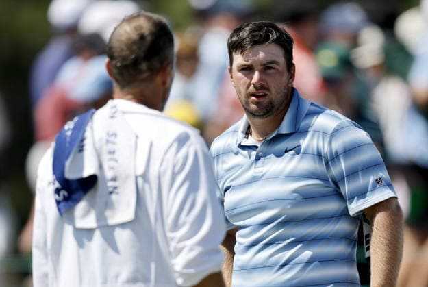 Golf 2026 Masters Tournament - Round 2 Chris Gotterup of the USA looks on at the 18th Green in Round 2 of the 2026 Masters tournament in August, Georgia, USA, 10 April 2026. Augusta United States  Copyright: xERIKxS.xLESSERx